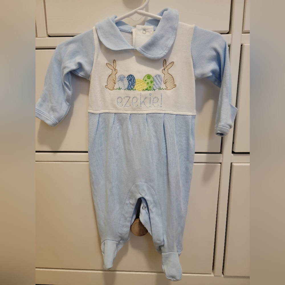 Newborn, blue & white